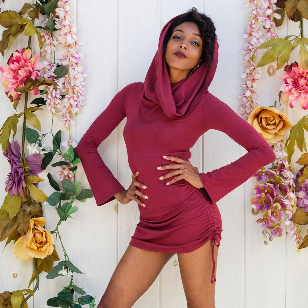 Bamboo Hooded Dress - Warrior Within Designs